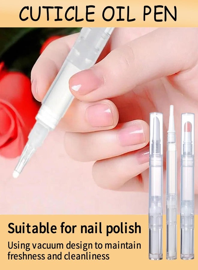 uadbau 6 Pcs 3ml Empty Cuticle Oil Pen with 4 Pcs Transfer Pipettes - Transparent Nail Oil Twist Pens with Brush Tip for Nail Oil, Eyelash Growth Liquid, Cosmetic Lip Gloss Container Applicators - Image 4